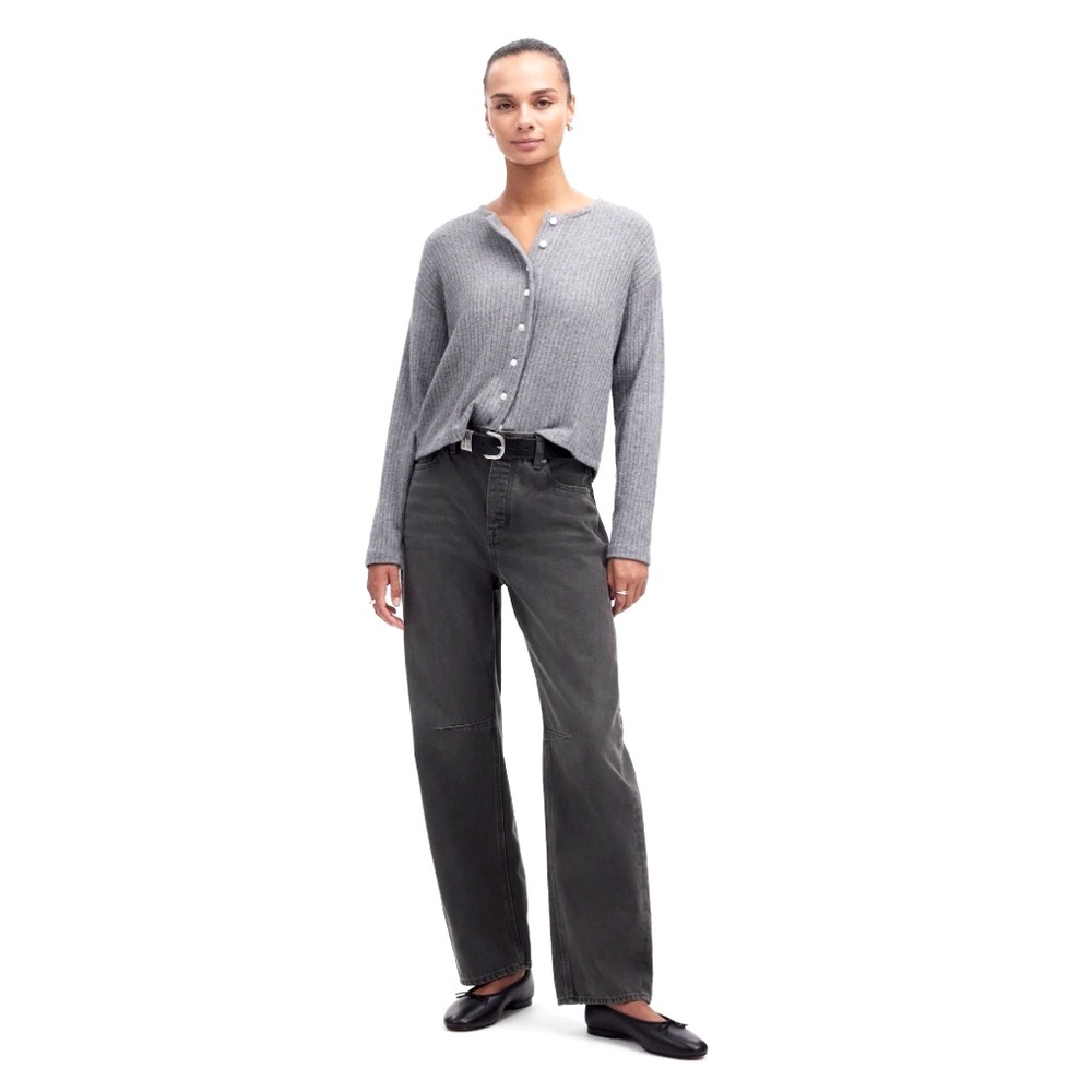 Madewell Darted Barrel Leg Jean